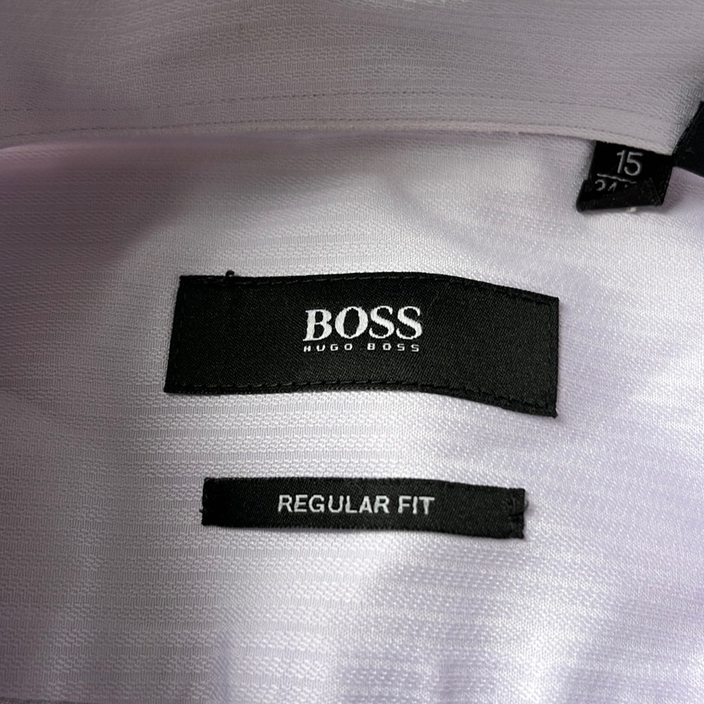 Hugo boss regular fit fine dress shirts - three available.